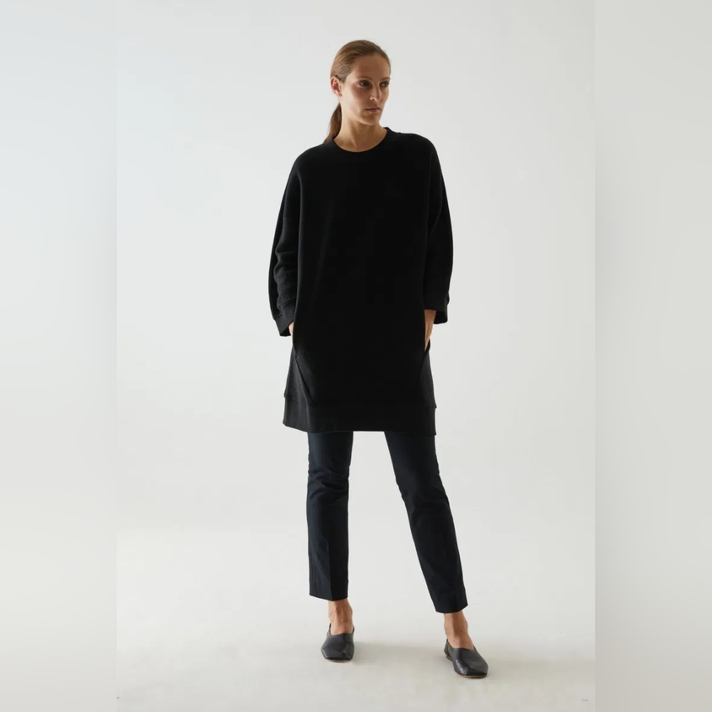 COS Organic Cotton Oversized Sweatshirt Dress‎